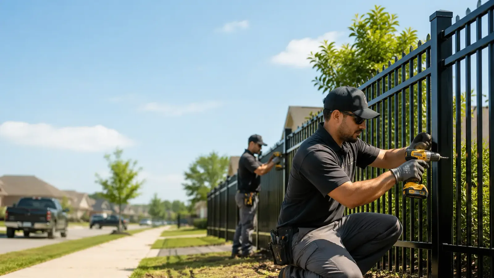 Metal Fence Installation in Franklin, LA